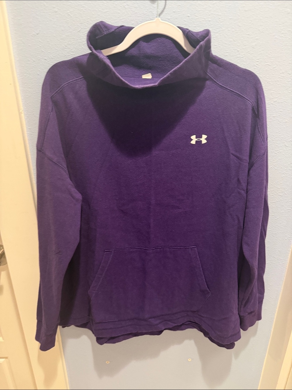 Under Armour Men's Purple Turtleneck Pullover Sweatshirt